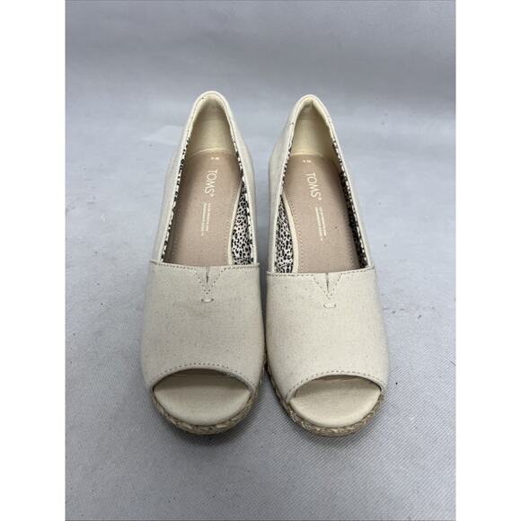 TOMS Michelle Espadrille Wedge Sandal Women Sz US 6 - Picture 8 of 10